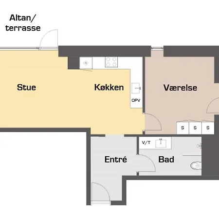 Cool 1-bed W. Private Terrace Appartement *